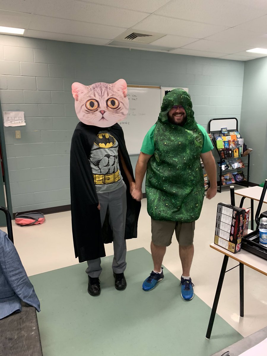 Staff got in the spirit and acted like some animals today! #drumlinheights <a href="/TCRCE_NS/">Tri-County Regional Centre for Education</a>
