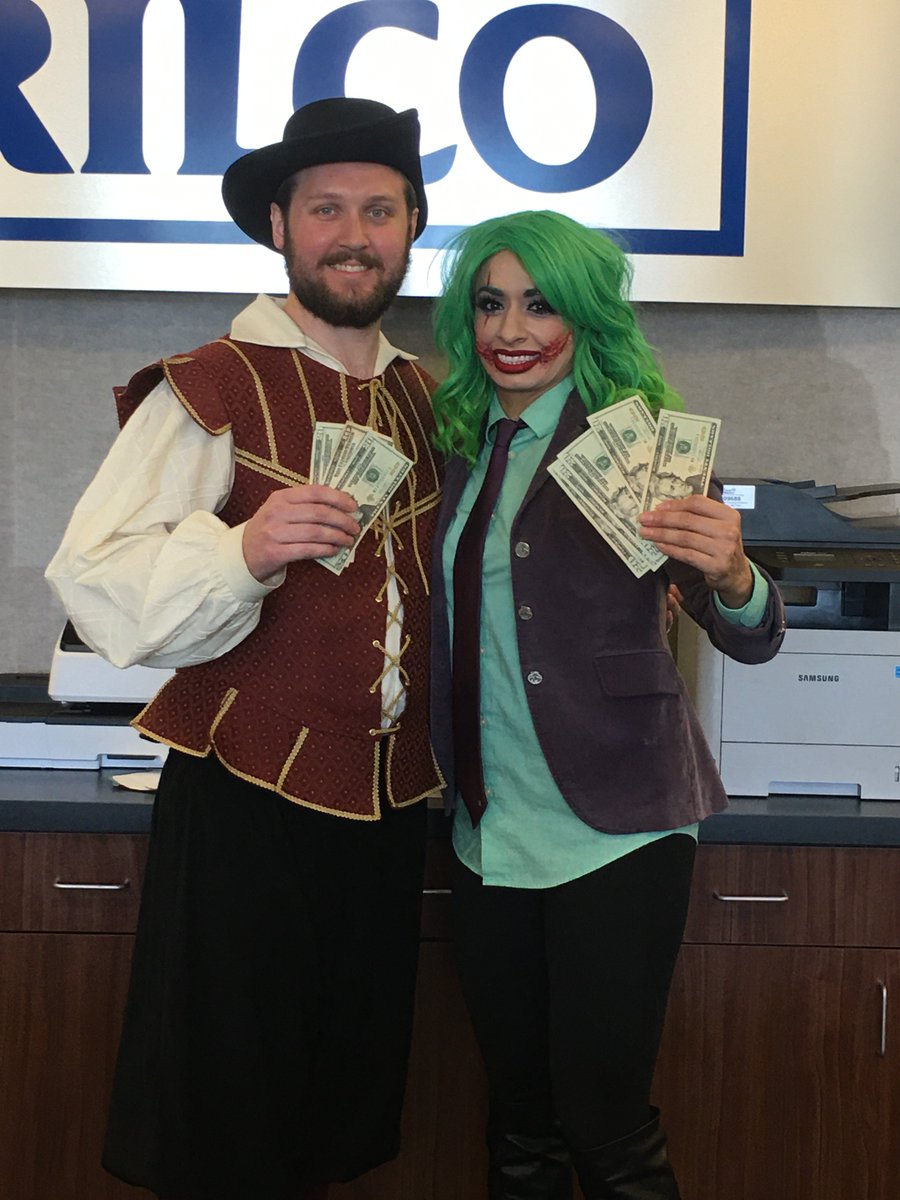 RilcoMFG's tweet photo. Happy Halloween from Rilco!
Today we held our annual Halloween Costume Contest. Congratulations to Josh, our $50.00 winner and Jessica our 1st Place Winner of $100.00! https://t.co/UV3TGQ8IsM