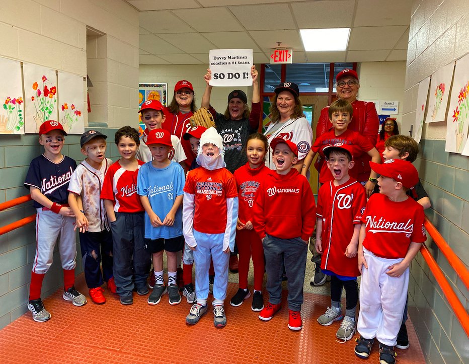 When the MLB Championship and Halloween happen at the same time, you get lots of Nats players (and a couple Baby Sharks!) #TuckahoeRocks @TuckPrinc <a href="/2ndgradesliders/">Tuckahoe 2nd Grade</a>