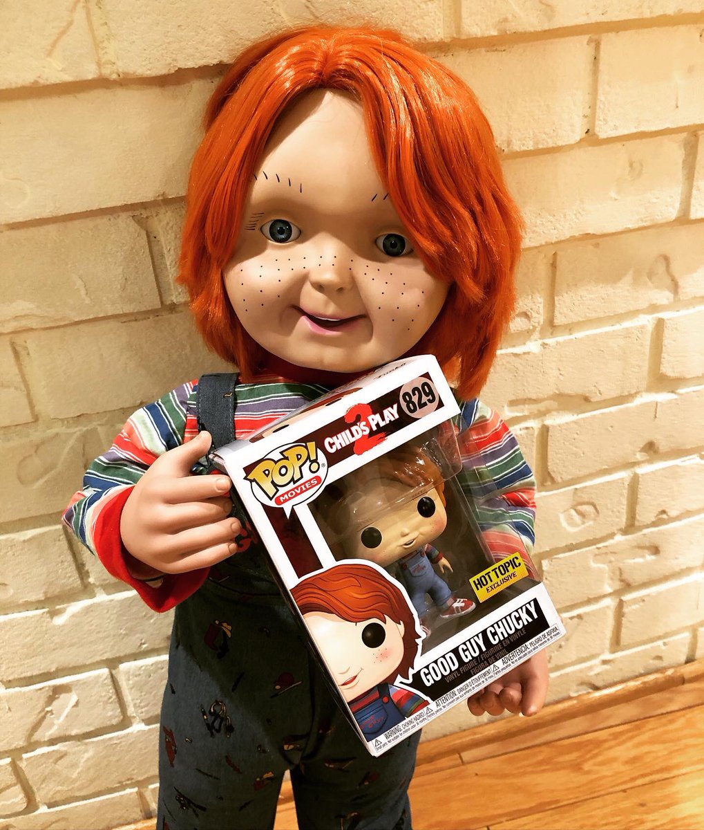 williamlouie5's tweet photo. I canβt resist how adorable this POP is! (Oh btw Happy Halloween everyone!)π #chucky #goodguydoll #funkopop #childsplayfranchise #friendlydoll #wannaplay #classic #horror https://t.co/Pa0H1sPiky