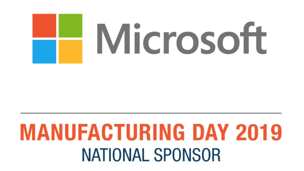MfgDay's tweet photo. As the National Partner of #MFGDay19, @msftmfg is sharing this Manufacturing Day webinar recording with @themfginstitute’s @cleenam. Get the details! https://t.co/Tb376L3EV1 https://t.co/GUXISzYEtl