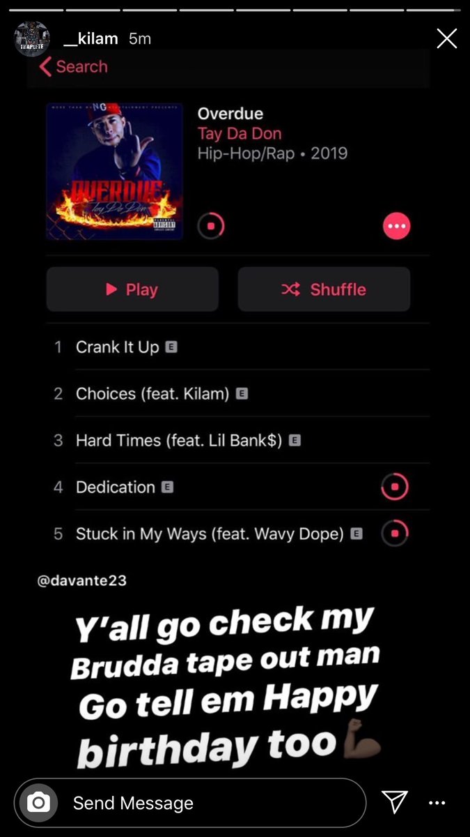 OhThatsAce's tweet photo. The love is real go download OVERDUE ON ANY STREAMING PLATFORMS RN. 💜💙 https://t.co/xA0HXzU67k