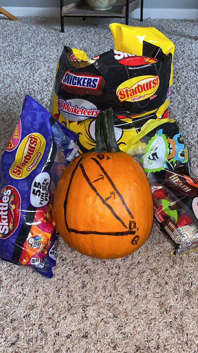 sydneybrooks125's tweet photo. the demand curve for candy shifted to the right due to an increase in the tastes and preferences for Halloween#spookyszn @CCAPEcon @BrentSowder https://t.co/keDvm3wSRp