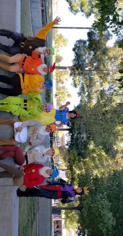 Counselors are Snow White themed today!