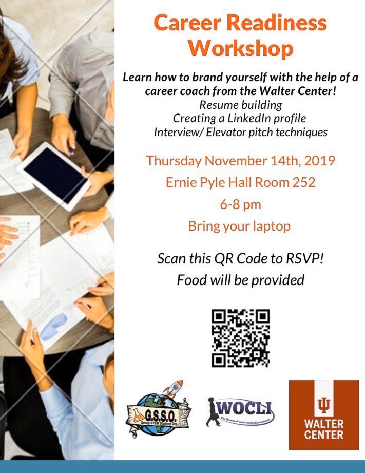 Become prepared to connect with ANY employer you come across with the help of The Groups STEM Student Organization, The Walter Center for Career Development, and The Women of Color Leadership Institute. Attire is business casual. Food will be provided! LINK TO RSVP IN BIO