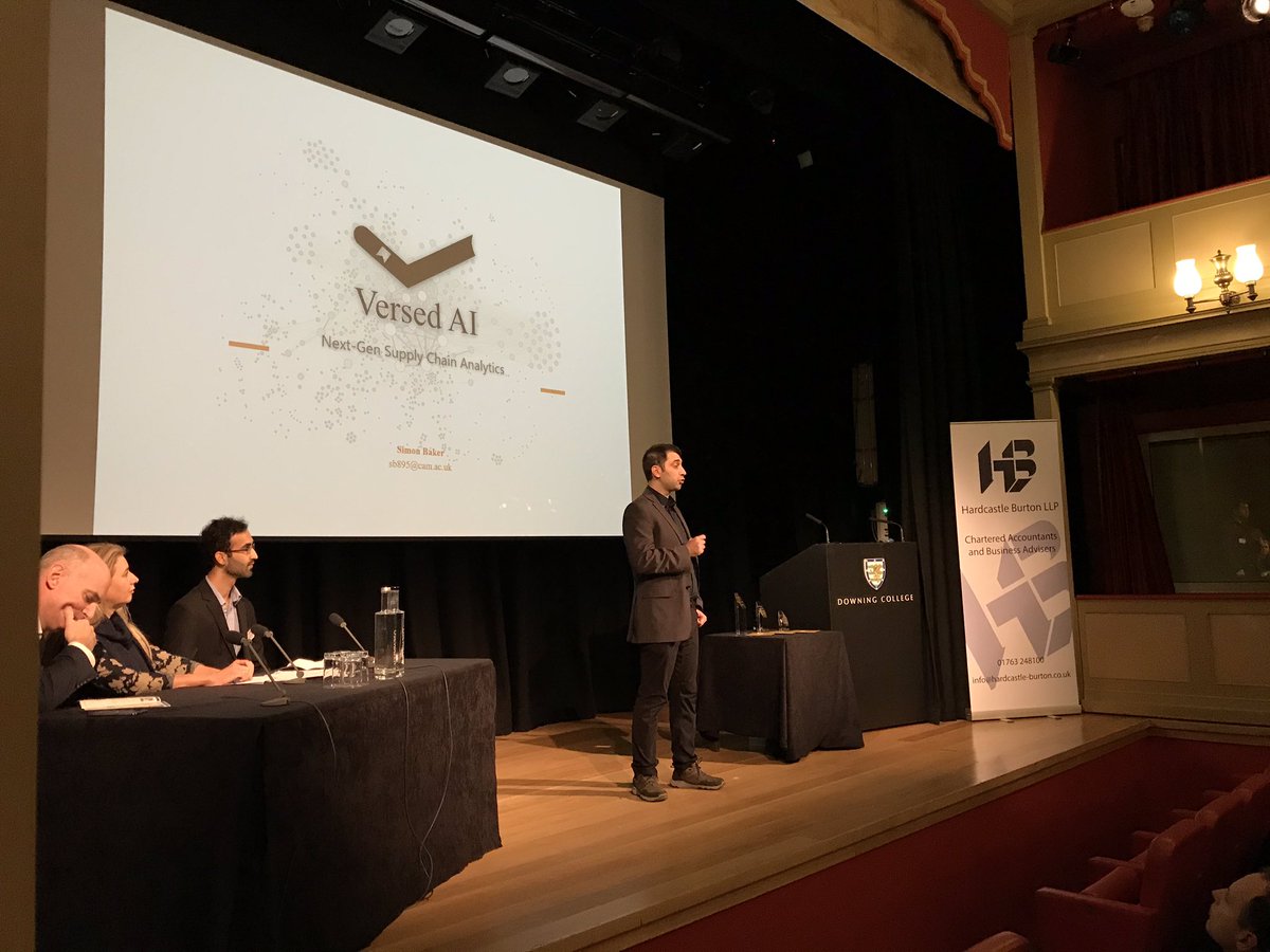 Versed AI: First finalist pitching at the Grand Finale of the Postdoc business plan competition