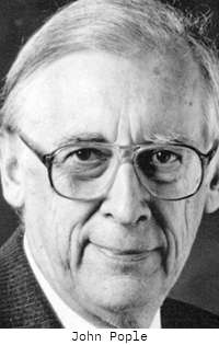 John Pople #ComputingPeople

Pioneer in computational chemistry
en.wikipedia.org/wiki/John_Pople

Born: October 31, 1925
Birthplace: Somerset, England
Nationality: England
Death: March 15, 2004
Place of Death: Chicago, Illinois