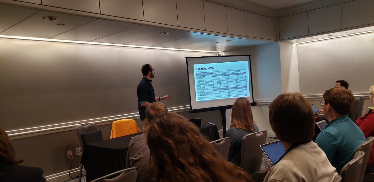 omarsrashad's tweet photo. .@shmcminn of @NPR talks about how its important to organize and format information for stories that use data. He said to make sure that data is skinny, so more rows than columns end up on your spreadsheets. https://t.co/oKWmBo5AjV