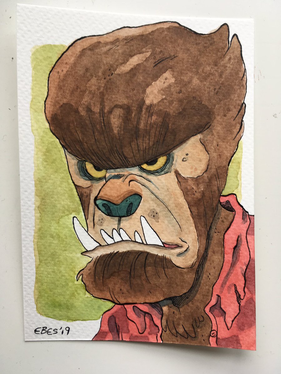 #HappyHalloween here are some classic movie monsters I painted this year ? 