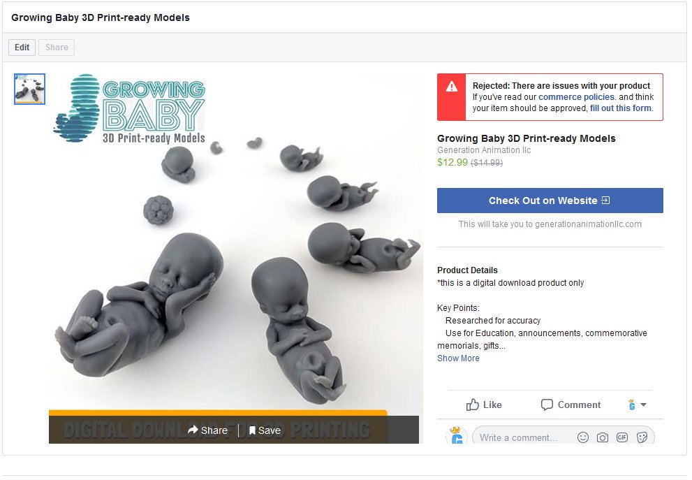GenAnim's tweet photo. Anyone know why #facebook doesn't allow the selling of #digitalproducts on their site? According to their Commerce Policies it is #restrictedcontent . Thoughts? https://t.co/TBaKlAW0Ft