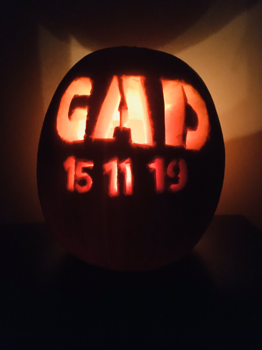 My <a href="/MusicWeek/">Music Week</a> marketing award nomination. Happy Halloween <a href="/Slow_Riot_Band/">Slow Riot</a> #halloween2019 #HappyHalloween #pumpkin