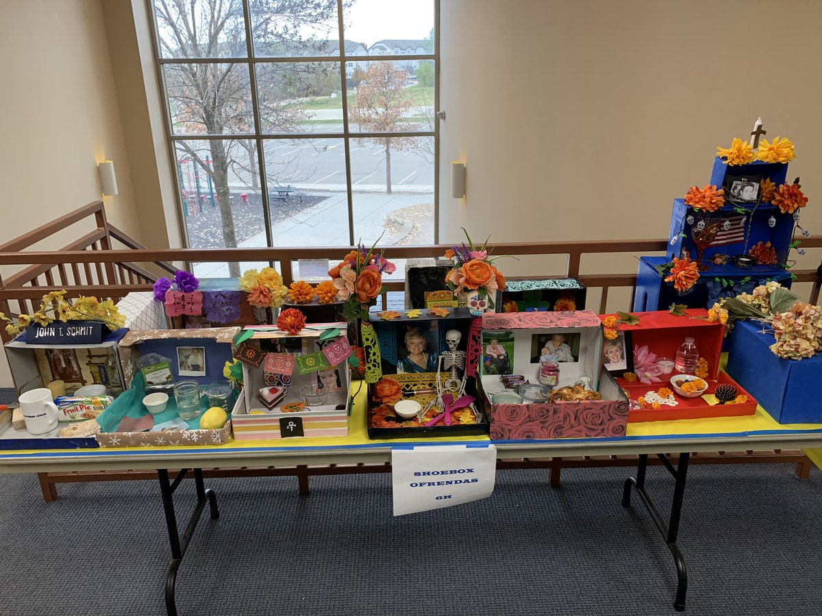 Celebrating Halloween and All Saints Day St. Hubert Catholic School Style! Pre-K showing their Halloween fun and Elementary students remembering their loved ones.