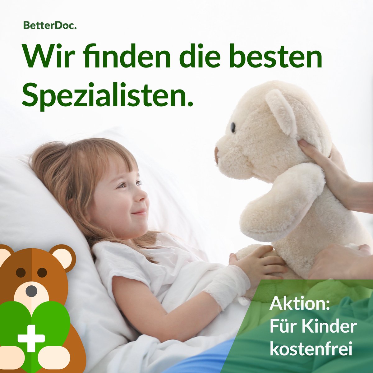 BetterDoc_org's tweet photo. BetterDoc hilft schwer erkrankten Kindern bis Ende 2019 kostenfrei, einen erfahrenen Spezialisten zu finden. Für eine wirkungsvolle Behandlung, erfolgreiche OP oder unabhängige Zweitmeinung. Alle Infos für Eltern hier: https://t.co/b7Uris79zo #sharingiscaring https://t.co/4WGJgY5bul