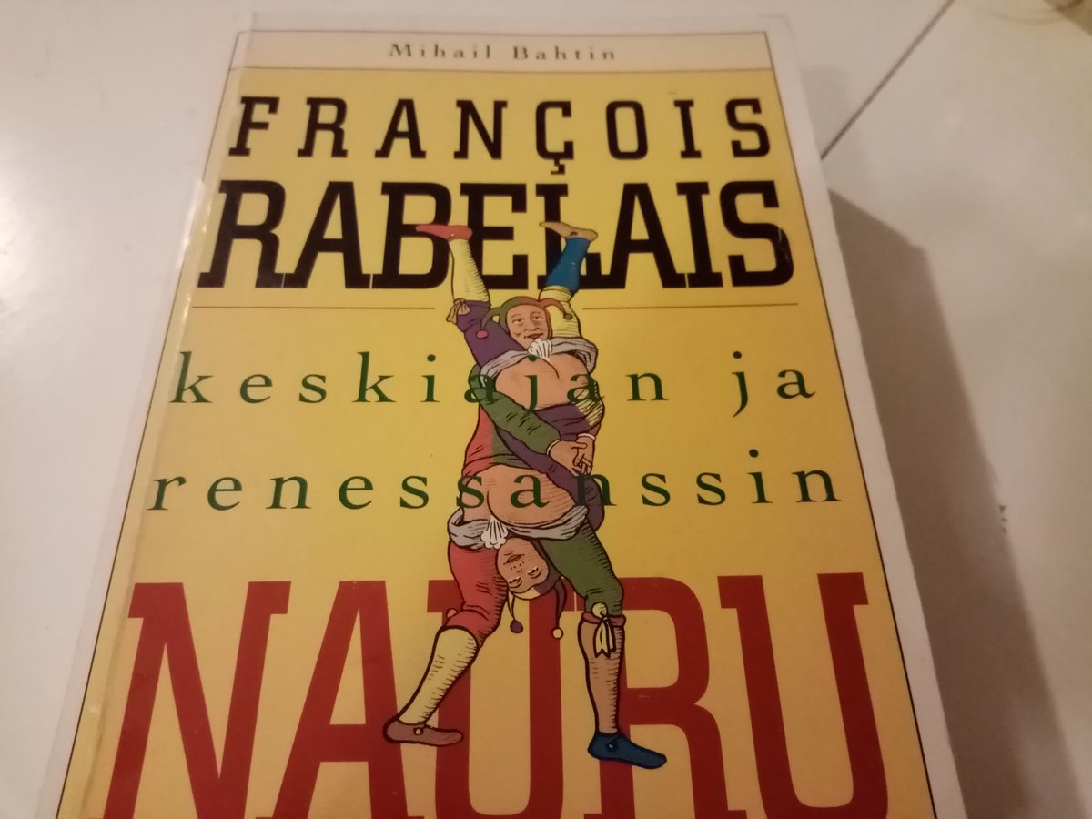 StarckTii's tweet photo. Lisää kirjasuosikkeja. #rabelais #bahtin #nauru https://t.co/fd8N3K3OA7