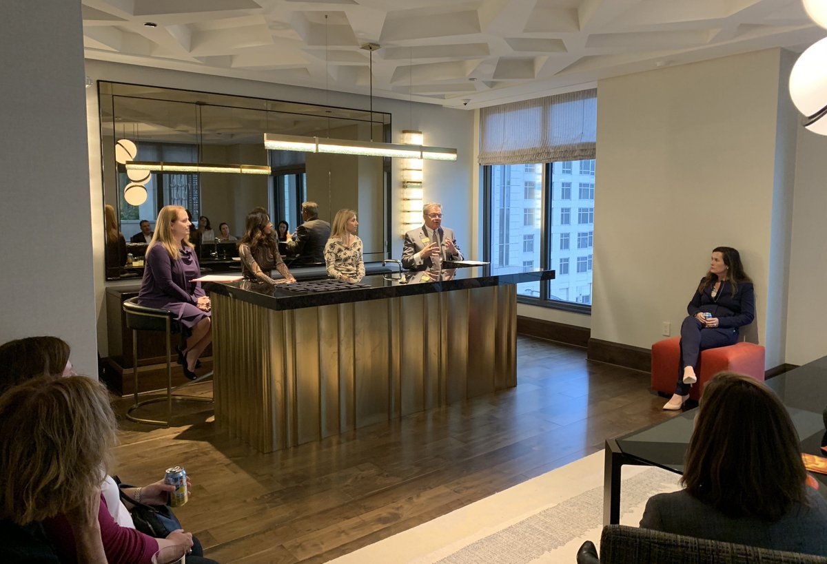 QueueChicago's tweet photo. Last week, Queue Lab’s CTO Ross Vangalis attended SWIM’s Luxury Panel. Headed by industry experts Pat Borg, Carrie McCormick, and Mary Pat Wallace, the #panel offered keen insights into how the #luxury consumer has transformed in the past ten years. Thanks @SWIMarketing! https://t.co/lwyEHT3veO