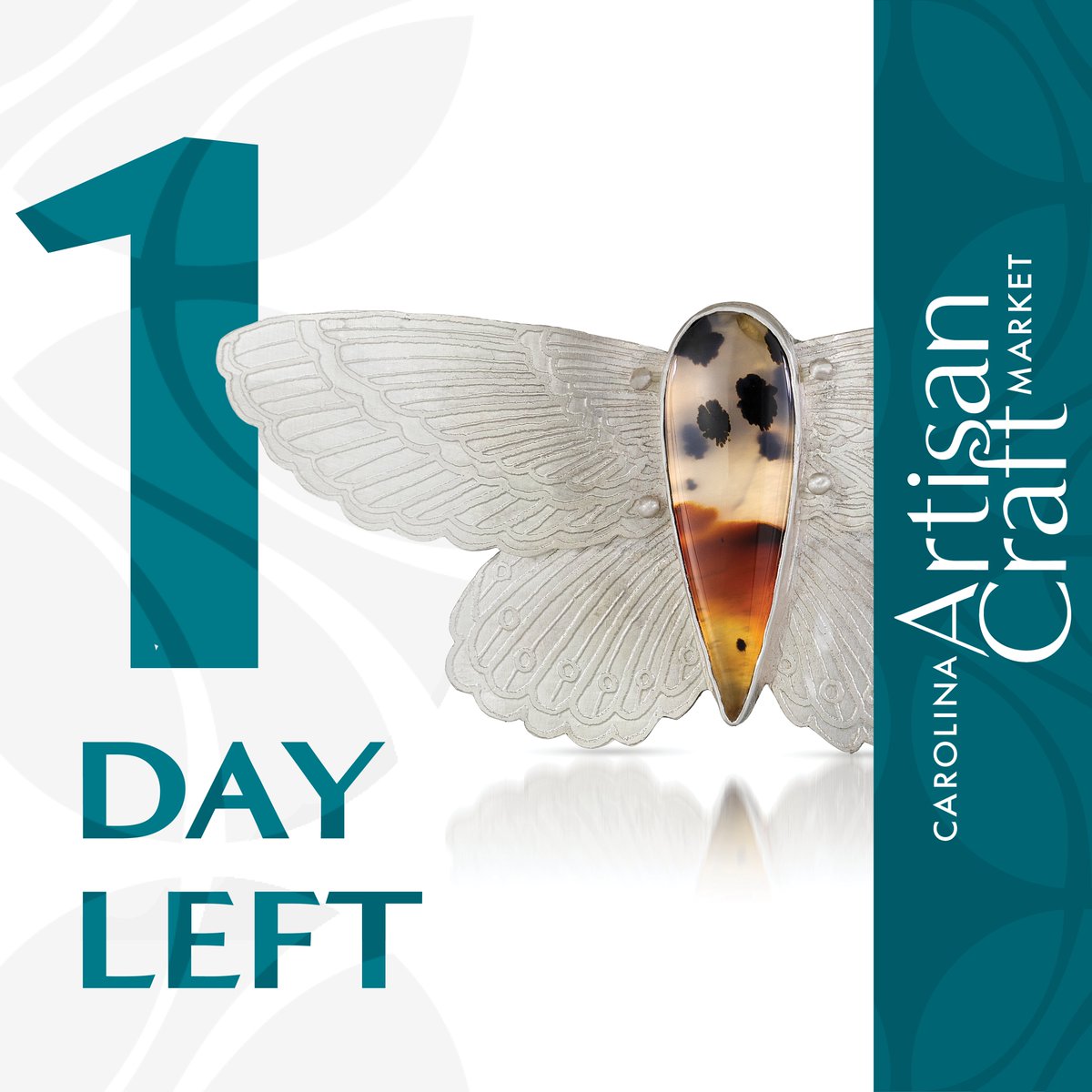 Just 1 DAY until #CarolinaCraft19! TOMORROW is OPENING NIGHT of our 50th Annual Carolina Artisan Craft Market! Today is the LAST day to save $2 on tickets. We can’t wait to see you at #CarolinaCraft19! #artisancraft #raleighnc #shopcraft Jewelry Artist - Elizabeth Lyne