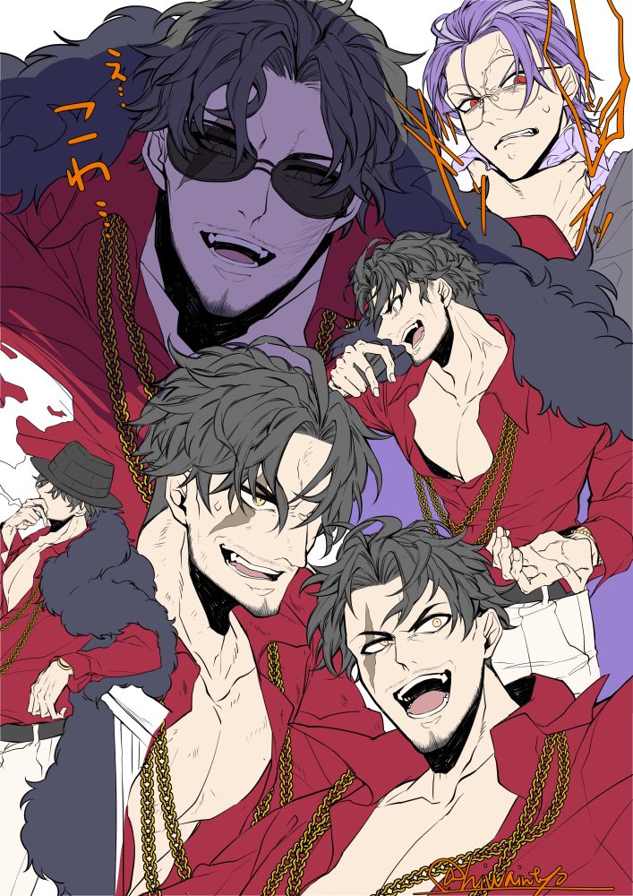 あまやどおじさんカッコ良かった殴り描き
変装のくだりは完全に妄想です 