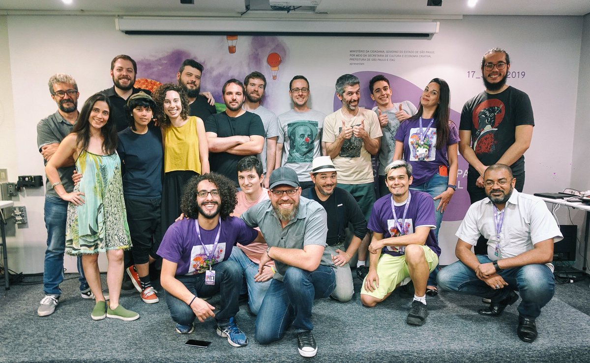 arvoreimmersive's tweet photo. The MOSTRA 2019 São Paulo International Film Festival was AMAZING! We had fantastic staff on board to help give attendees memorable experiences of "A Linha" 🗝️ @TheLineVR. Congratulations to everyone involved, the feedback was outstanding! 🙌
. . .
#VR #ALinha #saopaulo https://t.co/Akzel6v8GW