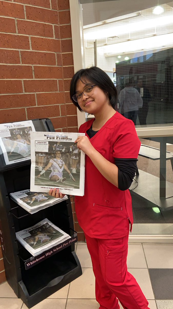 First Editions of the newspaper are out! Come by the news stands to pick up a copy!
