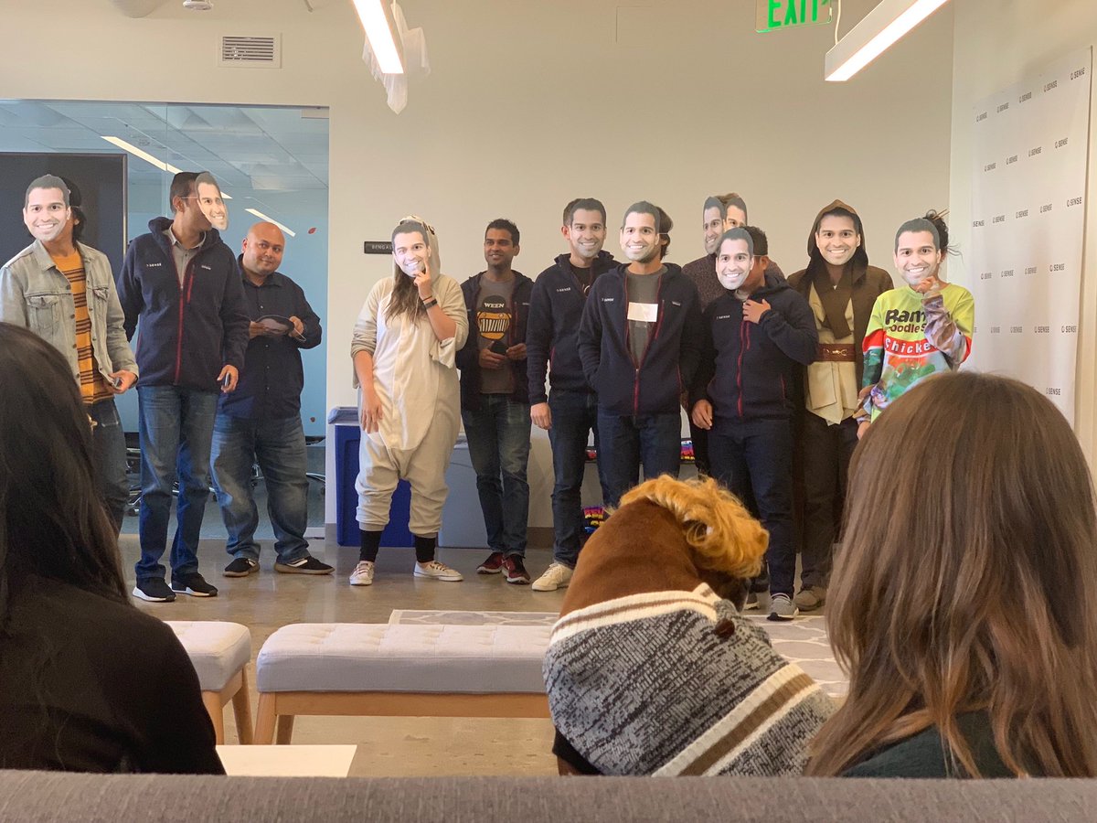 Sense_HQ's tweet image. Everyone wants to the CTO here at @Sense_HQ! Somehow the number one costume in our contest?! #happyhalloween #RamDay