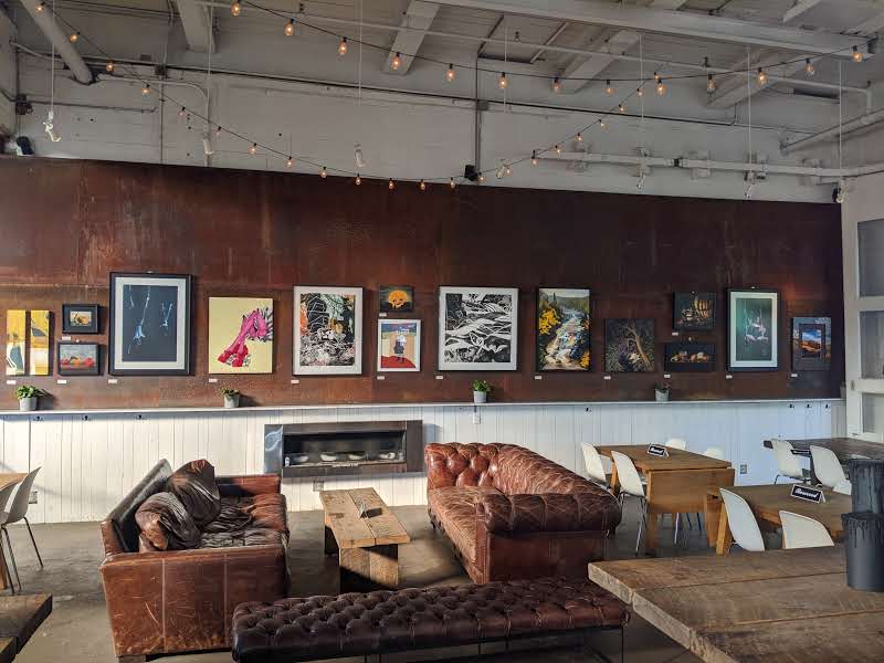 TONIGHT 10/31 We launch our Halloween menu with drinks featured on The Jason Show... 6p-8p we have our FALL HARVEST ART SHOW featuring 15 local artists. Winner announced live at 7:30p by Executive Director of the American Craft Council, Sarah Schultz. Taco truck open until 10p