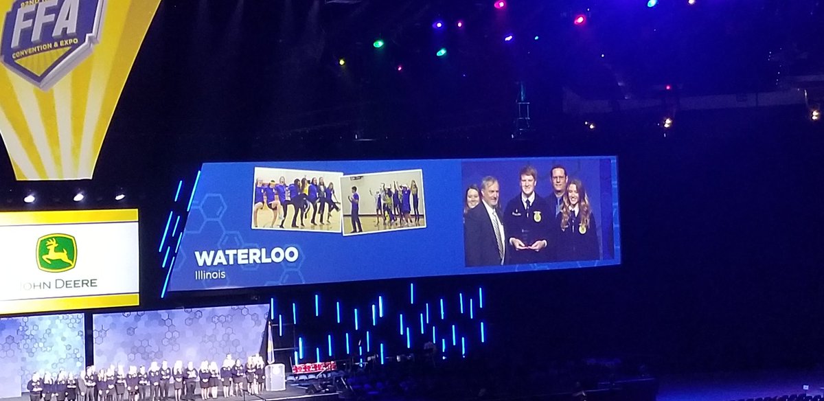 therealjfaber's tweet photo. Congratulations Waterloo FFA Chapter as National Winners in Growing Leaders!! #FFA19 #PremierChapter https://t.co/kTHaMVLQby