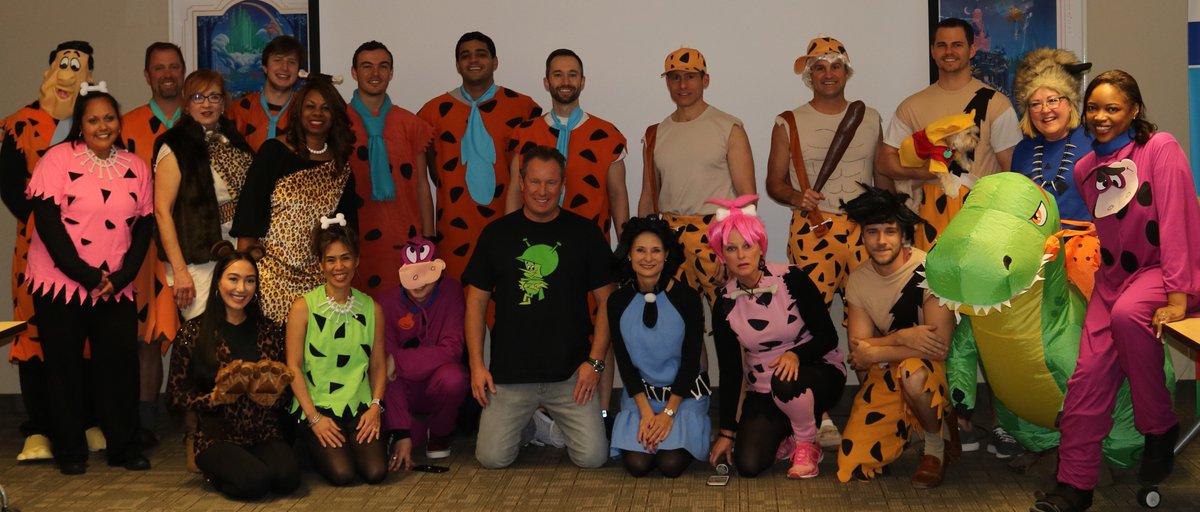 Bravotech1's tweet photo. @Bravotech1 is having a Yabba Dabba Doo Day! Happy Halloween from the Flintstones.
#flintstones #bravotech #halloween https://t.co/xdoxyqiXrp