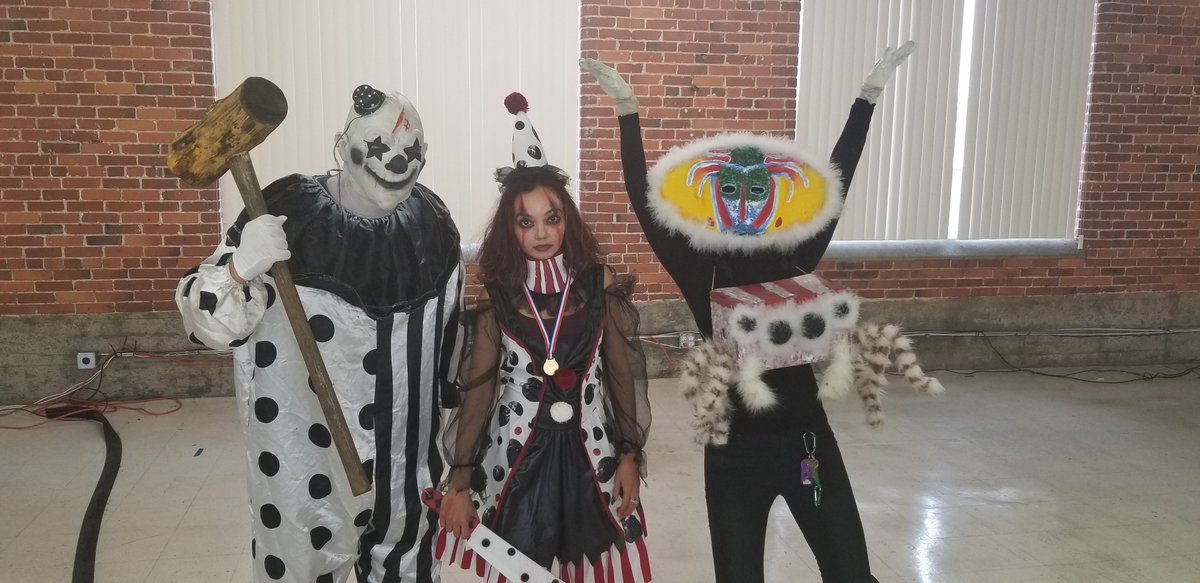 Halloween is always a fun time at Yaskawa Solectria Solar. Hope yours is as spooky! Here are the costumes at our costume contest &amp; also our winners! Do you agree? Which is your favorite? Happy #Halloween! 
.
#yaskawa #clowns #peacockJumpingSpider