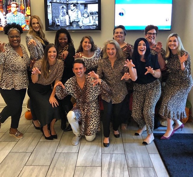 I'm the Hugh Hefner of cheetah's <a href="/ABCNews4/">ABC News 4</a> #worklife #halloween2019