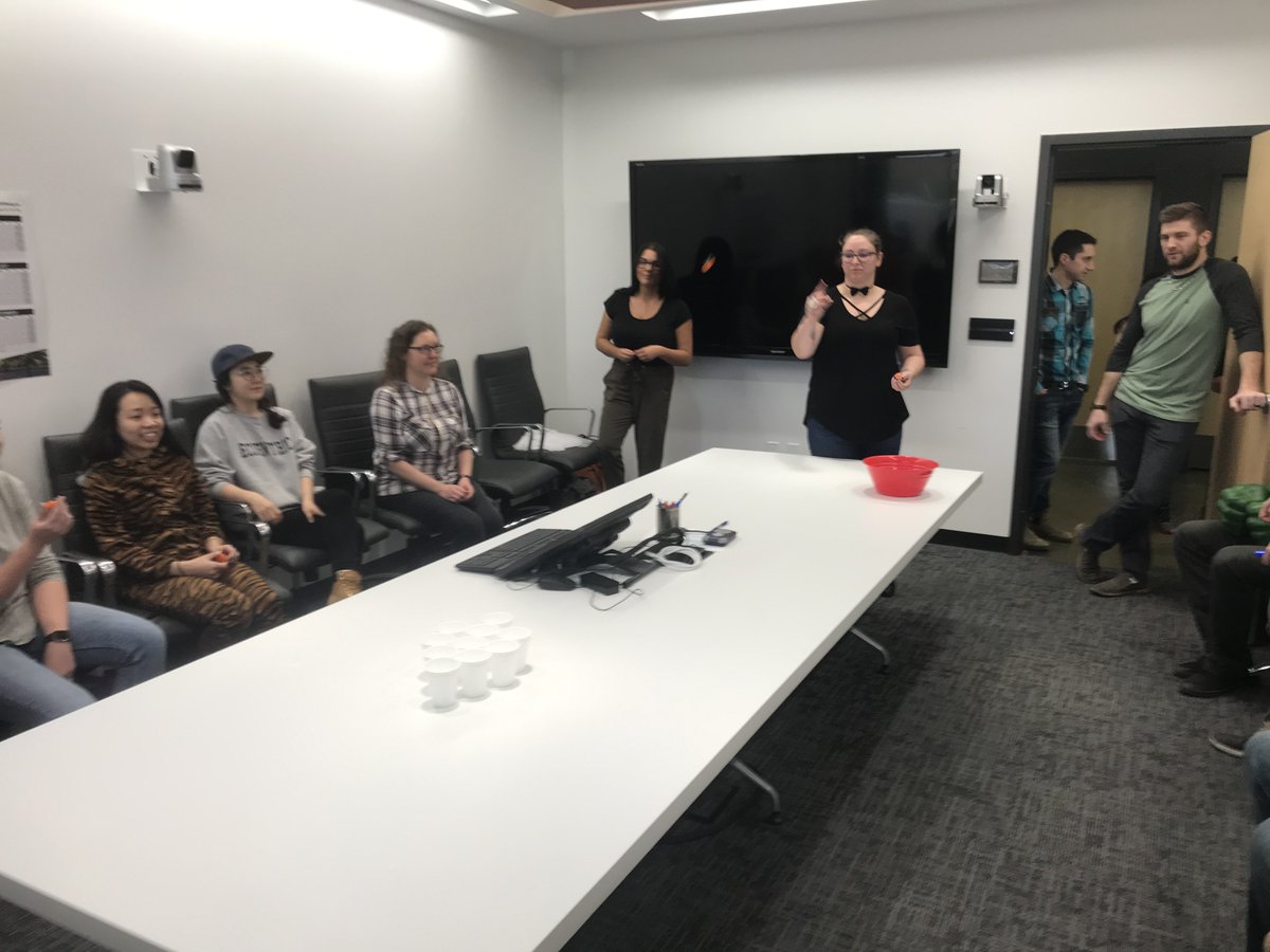 barengineering's tweet photo. Halloween Pumpkin Toss 2020, another fun lunch hour event put on by Patrick &amp; Kenny!  Work hard, play hard!  We have a great team!
#BAREngineering #BARfamily #exceptional https://t.co/iByr8kQX8F