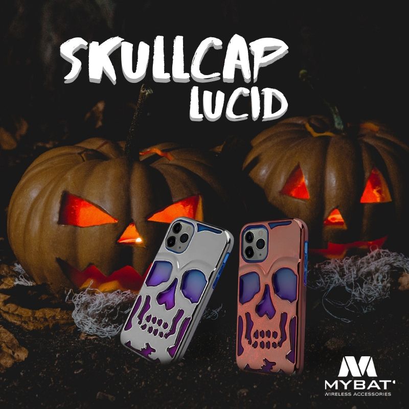 MYBAT's tweet photo. Happy Halloween! Check out Mybat’s Skullcap Lucid Hybrid phone cases for the new iPhone 11, 11 Pro and 11 Pro Max. This fierce skull design demands attention while protecting the phone from drops and impacts. Shop the case today!

https://t.co/VErymJywMM

#iphonecases #skulllover https://t.co/LhCw45jbbr