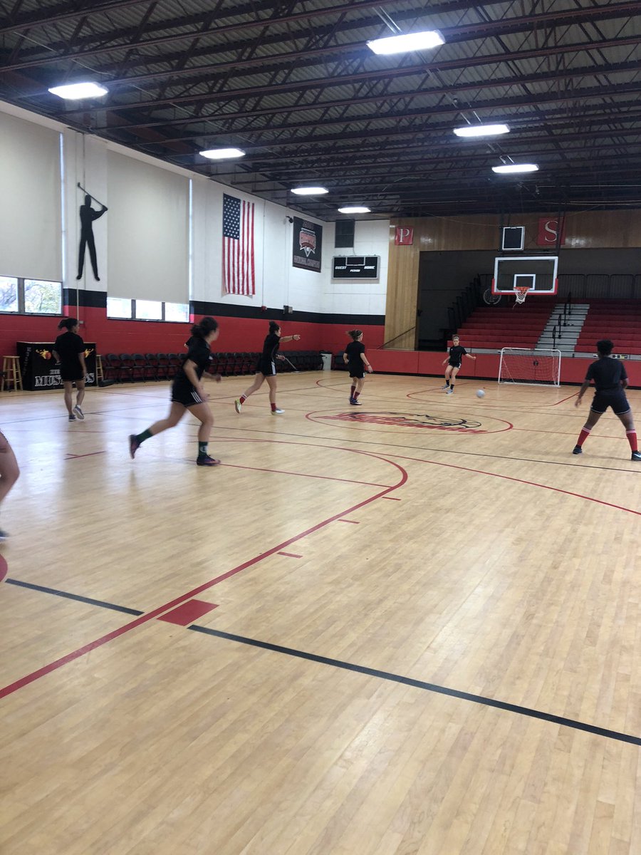 When it’s pouring out we play futsal