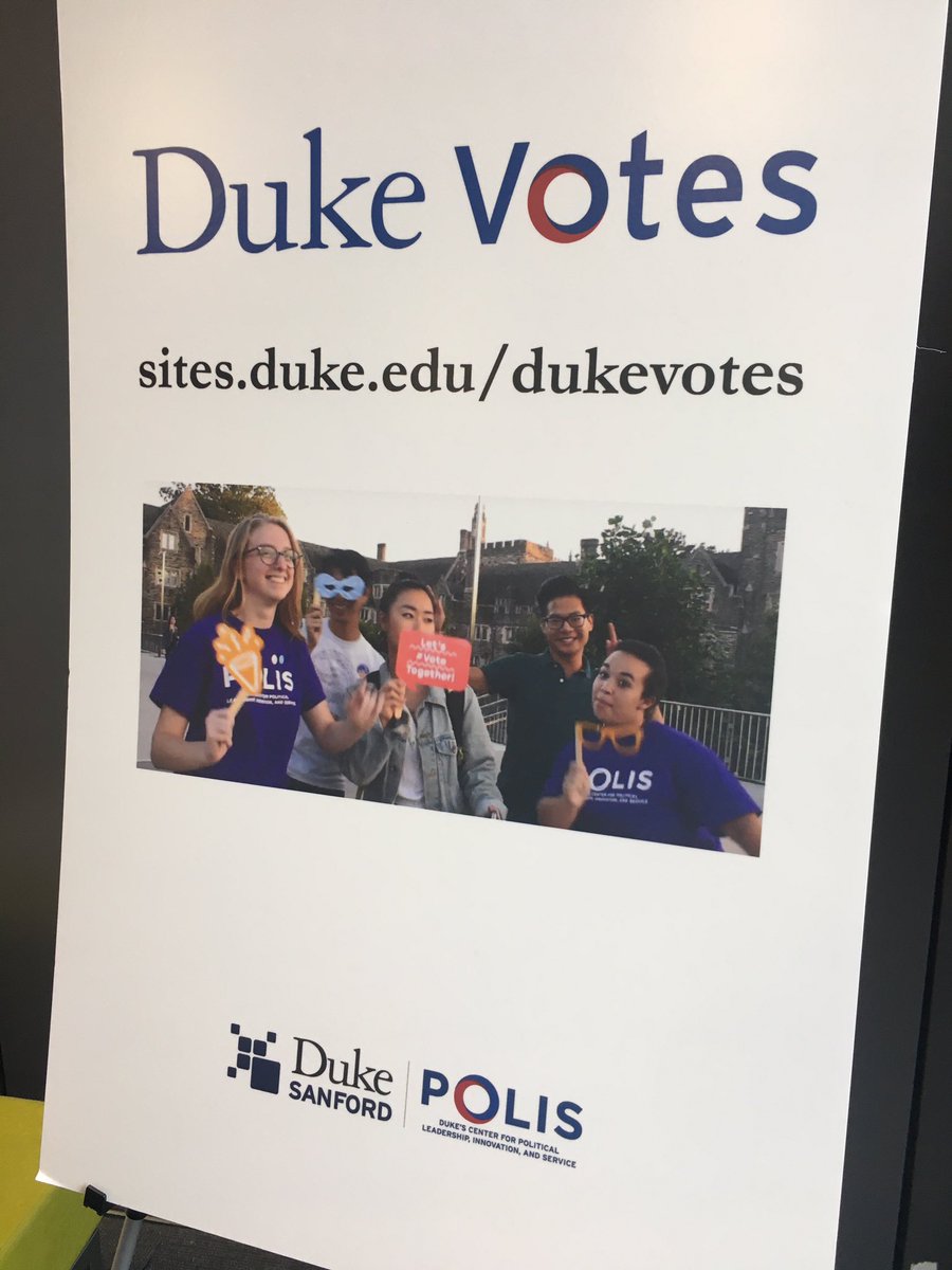 PolisAtDuke's tweet photo. Another successful #DukeVotes “Voting Isn’t Spooky” campaign: 

- 30+ more students registered to vote
- 70+ more students registered for a voter ID card
- 300+ students educated 

Voting is free. Abstaining is costly. Get in the game!

https://t.co/9kM3Vbstu6

#Halloween https://t.co/ELr3dsdXLk
