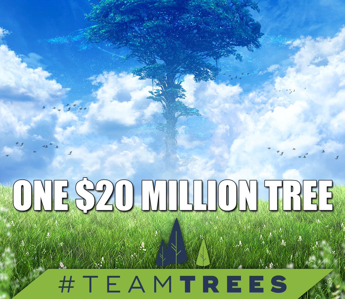 DerekFoldi's tweet photo. Hear me out @MrBeastYT . Instead of 20 million $1 trees. What if we got... #TeamTrees https://t.co/QqOdAqRnOd