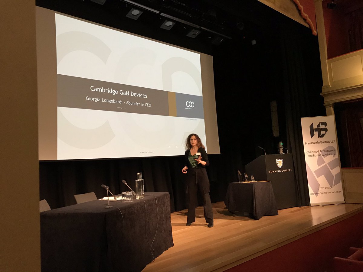 And while the judges deliberate, Giorgia Longobardi from Cambridge GaN Devices tells us about her journey since she won the Postdoc Business Plan Competition in 2016