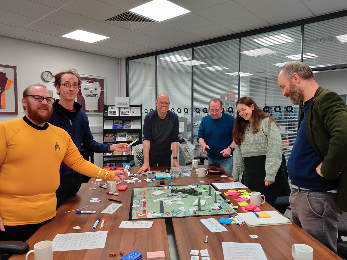 CosmiaFestival's tweet photo. Excellent afternoon "hacking" Monopoly to create a Utopia. If you get the chance to try @NeilFarnan's workshop: do it!
#cosmiafestival #Huddersfield #futureworkshop #utopoly #westyorkshire https://t.co/ZZAqt8HFx8