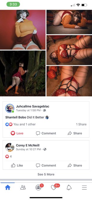 I&rsquo;m blocked on both my fb 😂😂😂 that&rsquo;s why I can&rsquo;t comment n shit but thank u baby 😜🥰❤️ @SAVAGEBLAC https://t