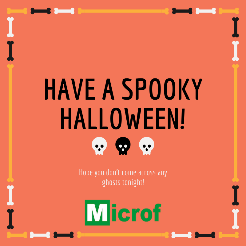 MicrofLLC's tweet image. Microf wishes you a very happy and spooky Halloween! Have fun and be safe!
#Microf #HVAC #Halloween2019