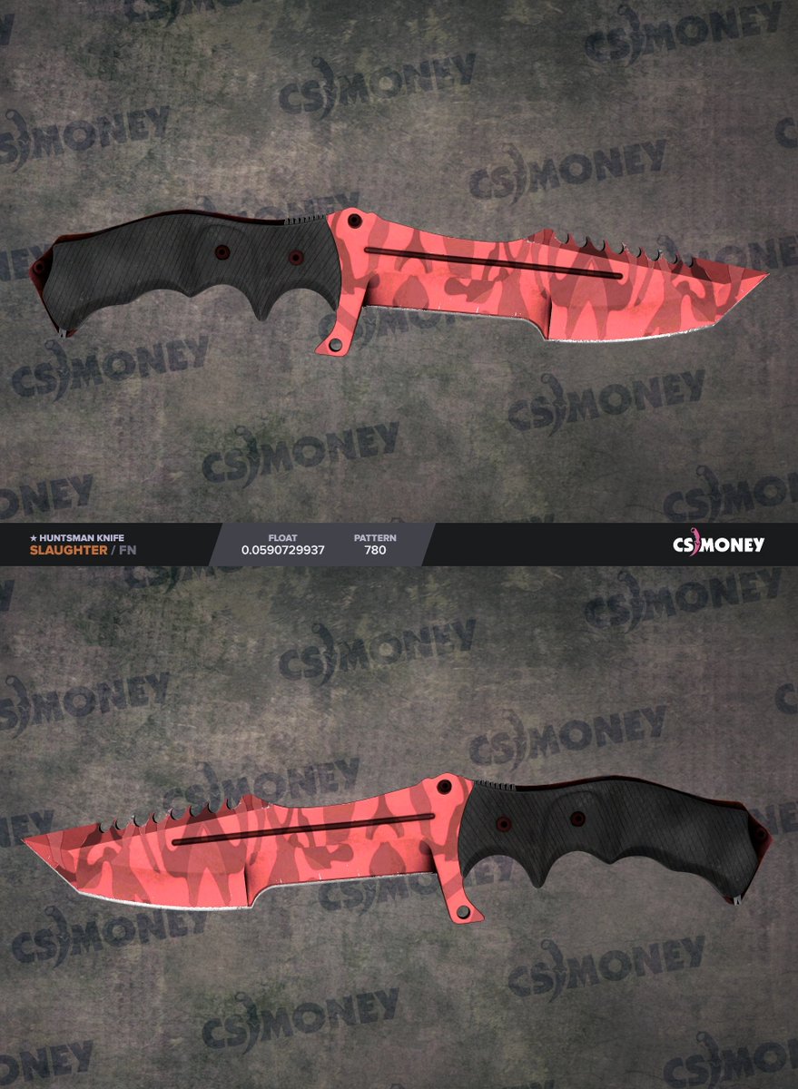 🤠GIVEAWAY🤠

I'm going to giveaway a  ★Huntsman Knife | Slaughter FN!

To enter:
Follow me +retweet this tweet🙏

Winner will be announced 14th of November🤩

Good luck 🙏