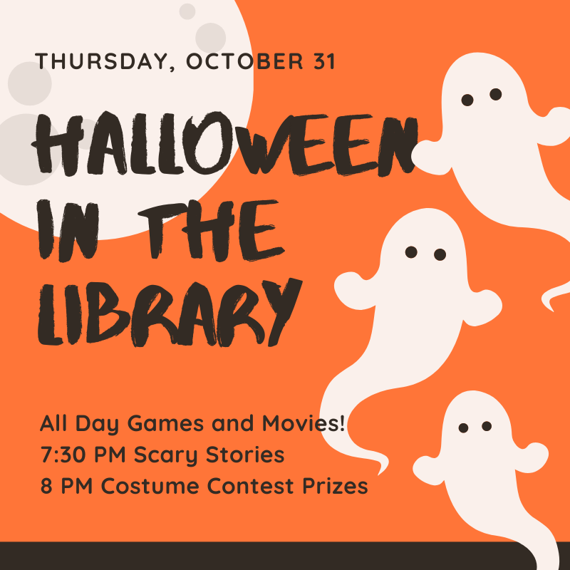 EHCLibraries's tweet image. Boo! Come by #KellyLibrary with your #HalloweenCostume for the #HalloweenInTheLibrary costume contest!