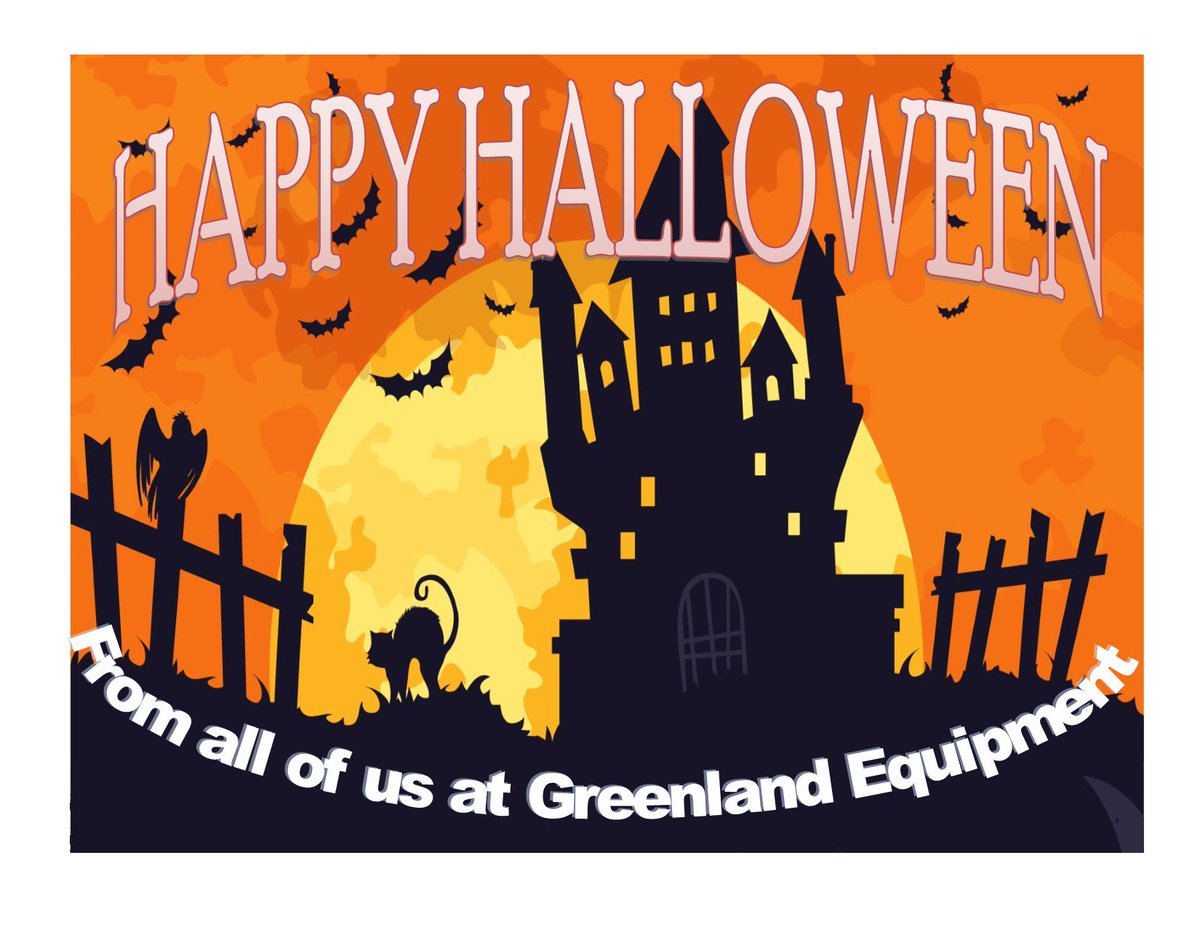 greenlandequip's tweet photo. Stay safe this Halloween night! #harvest19 #solutionsforthefuture https://t.co/12uFBHX1ce
