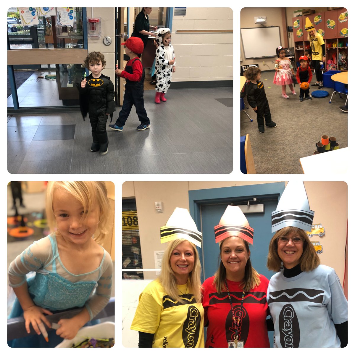 Great day with preschool fall parties! Thanks to our awesome parents who made our parties so fun! #costumes #fallparty
