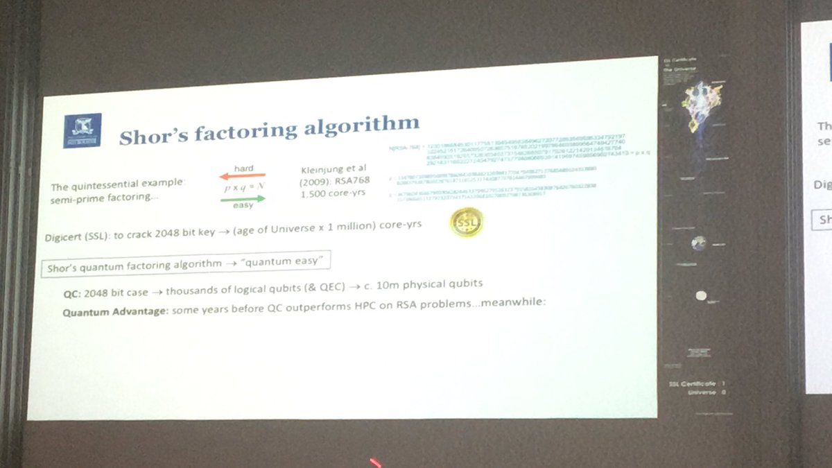semontis's tweet photo. “Quantum computation does not search for a needle in a haystack, it amplifies the needle” the most succinct description I as a non expert encountered so far. at #Mcsq workshop today at @unimelb, quantum computation talk by Prof Lloyd Hollenberg #condensedmatter #qmcomputation https://t.co/0n5kVlfxtR