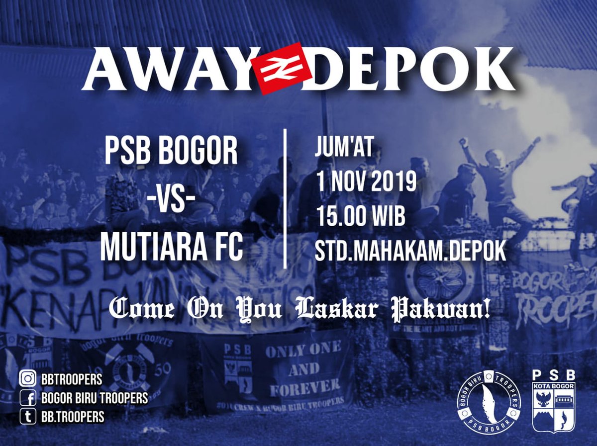 Derby? Sorry. just an ordinary match!

#psbbogorday
#COYLP
#permisidepok