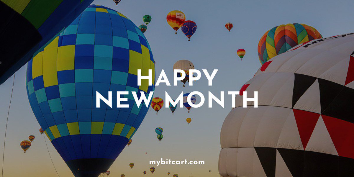 mybitcart's tweet image. The beginning of the month is a good time to take care of some business that was put in a drawer and set new targets. Wish you a very successful month full of great accomplishments! Happy anew Month from Bitcart 😊