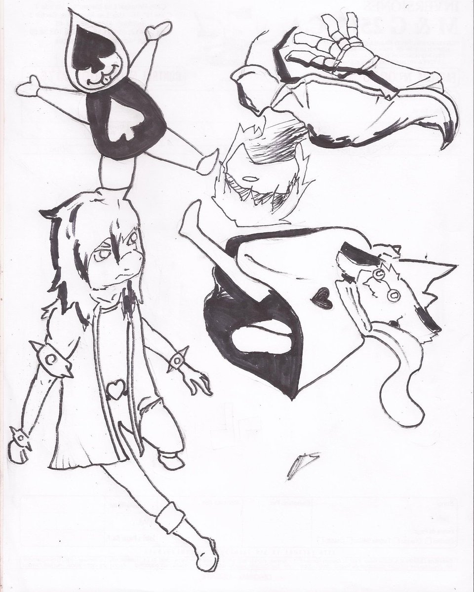 enjod_s's tweet photo. Inktober dΓa 26, 27, 28 y 29 - Dark, coalt, deltarune aniversary, videogame
#inktober #inktober2019 #deltarune #deltaruneaniversary #kris #deltarunekris #ralsei #susie #lancer #dark #coalt #inktoberday26 #inktoberday27 #inktoberday28 #inktoberday29 #inkdrawig #characters #fanart https://t.co/RLIWsPS3Nt
