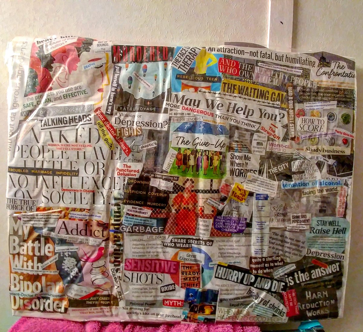 Another_Slice's tweet photo. A harm reduction #collage by one of our amazing youth - RD
https://t.co/SQzXzIxYXz

 #art #artwork #collageart #handmade #creative #collageartist #harmreduction https://t.co/6fTBjky0hS