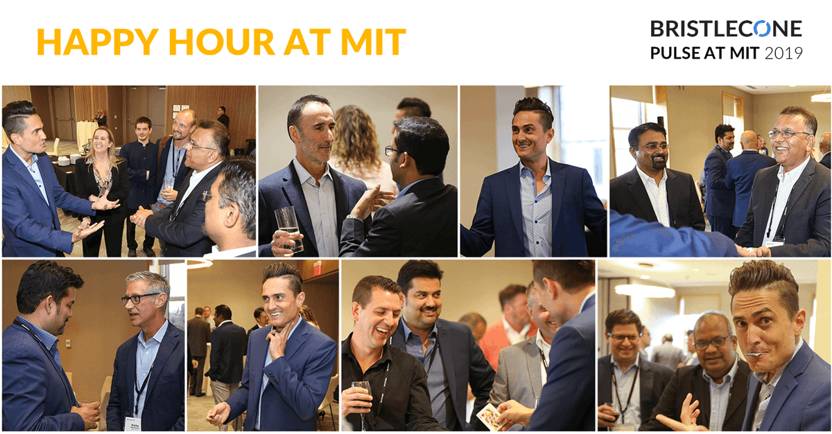 BristleconeSCC's tweet photo. In celebration of #NationalMagicDay and #Halloween, here’s a look back at Happy Hour at Bristlecone Pulse at MIT 2019, where guests were entertained by a magician with lots of tricks up his sleeve. #bconepulse is full of surprises and magical moments. Pulse 2020 is Aug. 24-26. https://t.co/Lphiyw4CdL