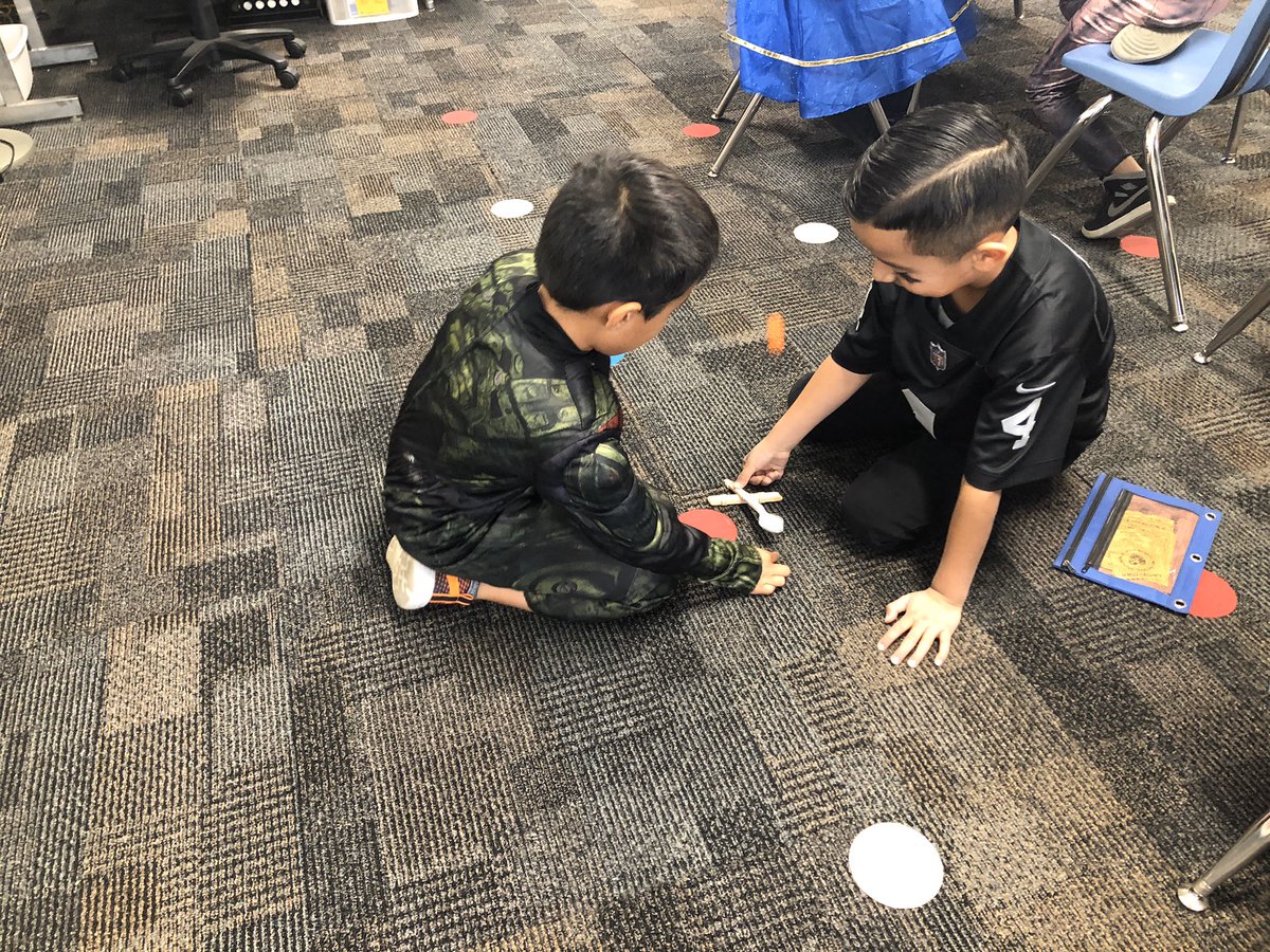 _Mrs_Cortez's tweet photo. Celebrating Halloween with a little pumpkin chunkin! Ss made catapults to launch candy pumpkins. Fun! 🎃 https://t.co/Bqu92HqliC