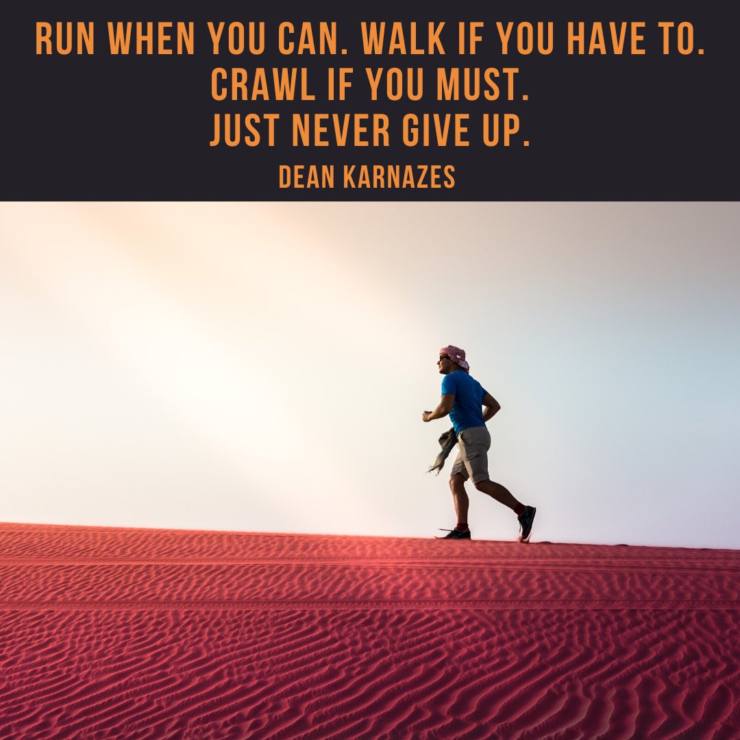 #Goals should push you to give your best, so there’ll be some uncomfortable times while achieving them. But giving up when things get tough will never help you reach your goals &amp; your #potential in your #career &amp; in #life. Remember why you set the goal and #dontgiveuponyourself